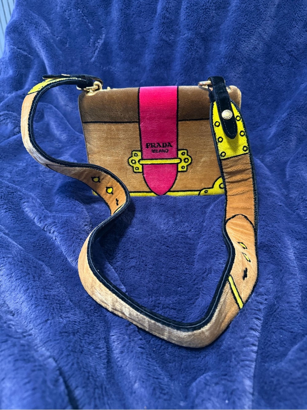 Prada Trompe l'Oeil Cahier Shoulder Bag
